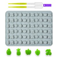 Epoksi Sugarcraft Şekerleme Jelibon Mini Meyveler Silikon Kalıbı - Damlalık Esans Hediyeli GT1584