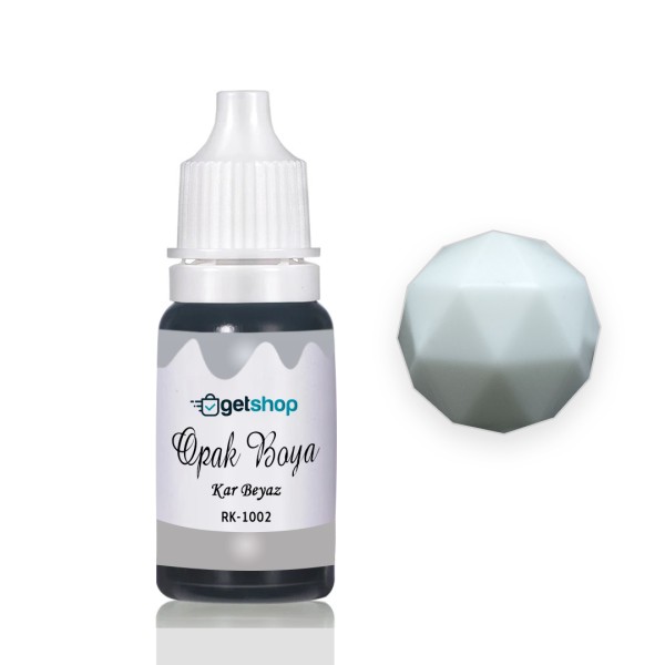 Epoksi Opak Pigment Boya Kar Beyaz - 15ml