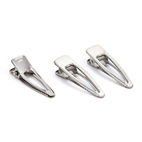 Epoksi Toka Aparatı Oval Ortası Boş Nikel Kaplama 5.5cm 10 Adet
