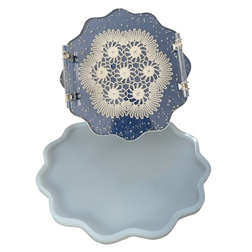 Epoksi Güneş Tepsi Kalıbı Silikon 33cm EM410