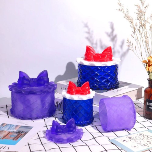 Epoksi Pasta Temalı Fiyonk Model Takı Kutusu Taş Tozu Mücevher Saklama Kutusu Kalıbı Silikon 15x14.5cm Epoksi Pasta Temalı Fiyonk Model Takı Kutusu Taş Tozu Mücevher Saklama Kutusu Kalıbı Silikon 15x14.5cm