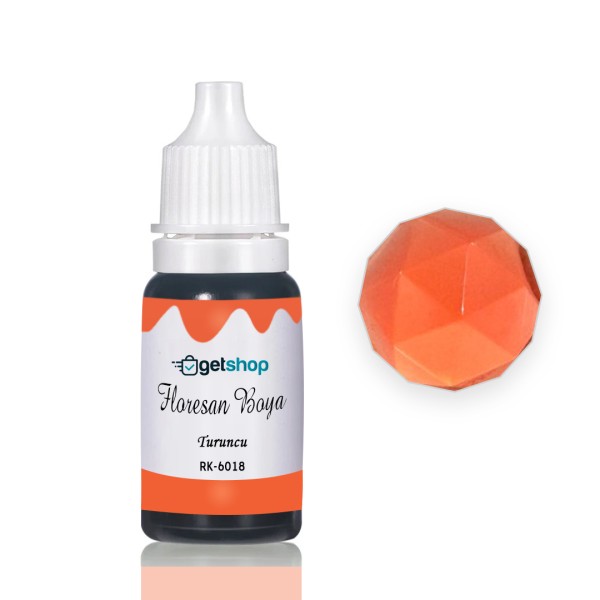 Epoksi Floresan Boya Pigment Floresan Turuncu – 15ml