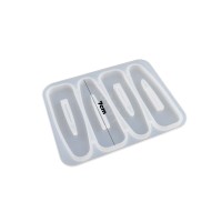 Epoksi Çoklu Toka Kalıbı Oval Toka Kalıbı Silikon 7cm