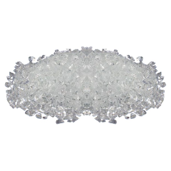 Epoksi Cam Kırığı Şeffaf Beyaz - 1KG