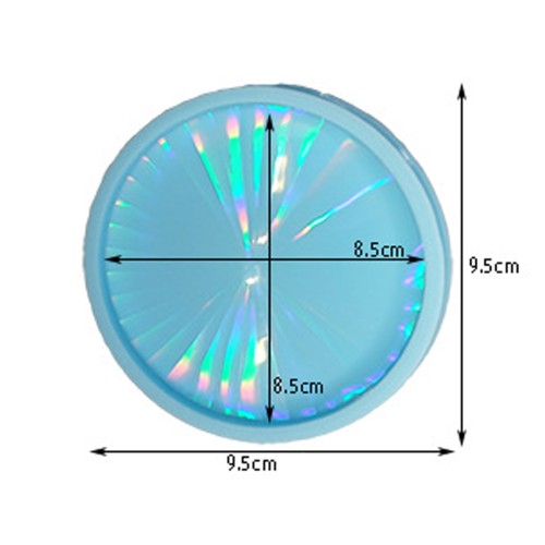 Epoksi Yuvarkak Bardak Altlığı Desenli Bardak Altı Hologram Kalıbı Silikon 8.5x8.5cm GT9479 Epoksi Yuvarkak Bardak Altlığı Desenli Bardak Altı Hologram Kalıbı Silikon 8.5x8.5cm GT9479
