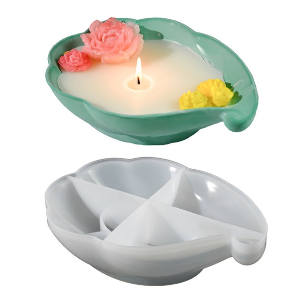 Epoksi Deniz Kabuğu Çerezlik Kalıbı Deniz Kabuğu Taş Tozu Kalıbı Deniz Kabuğu Mumluk Kalıbı Silikon 10.8x7.9cm