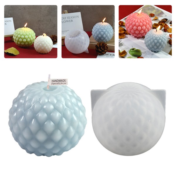 Epoksi Süs Kalıbı Su Damlası Desenli Mumluk Kalıbı Taş Tozu Damla Sabun Kalıbı Silikon 7.2x7.2cm