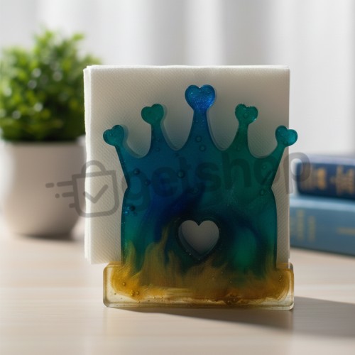 Epoksi Peçetelik Kalıbı Kalp Desenli Peçetelik Kalıbı Silikon 9.5x9.5cm Epoksi Peçetelik Kalıbı Kalp Desenli Peçetelik Kalıbı Silikon 9.5x9.5cm