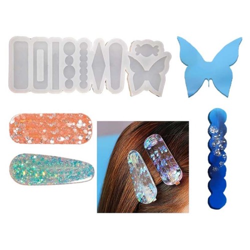 Epoksi Toka Kalıbı Çoklu Model Toka Kalıbı Silikon 6.5cm