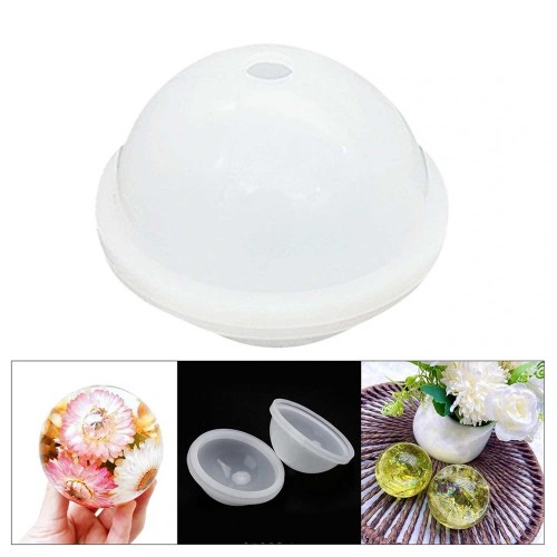 Epoksi Silikon 8cm Küre Kalıbı