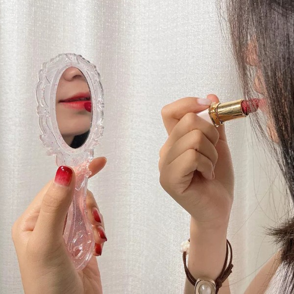 Epoksi Ayna Kalıbı El Aynası Kalıbı Silikon + Ayna Parçası Hediyeli