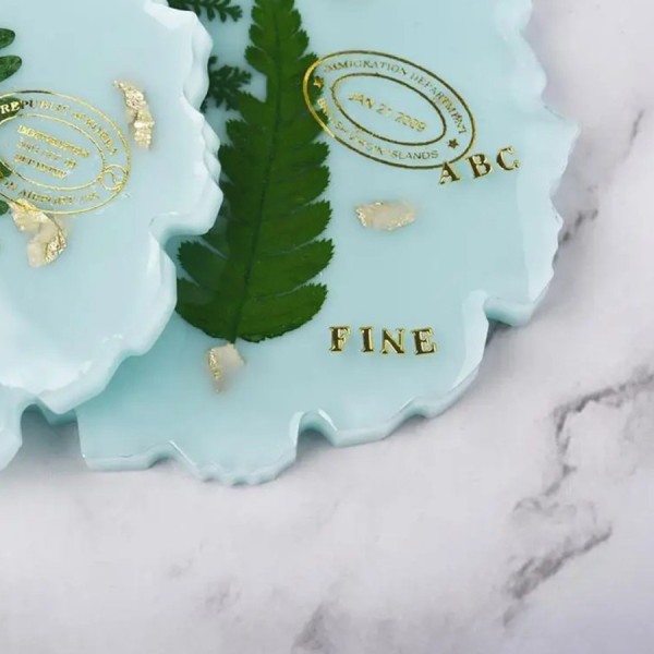 Epoksi Harf Sticker Çıkartmalı Sticker Harf Gold 45mm