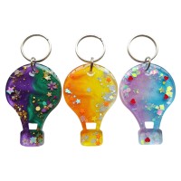 Epoksi Çoklu Kapadokya Balonu Kalıbı Balon Kalıbı Anahtarlık Silikon 4.5x3cm