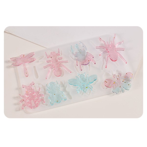 Epoksi Böcek Kalıbı Uğur Böceği Kalıbı Böcek Anahtarlık Kolye Kalıbı Silikon GT9655