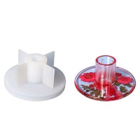 Şamdan Altı Kalıbı Şamdan Tutucu Kalıbı Taş Tozu Şamdan Altı Kalıbı Silikon 8.4x3.9cm Şamdan Altı Kalıbı Şamdan Tutucu Kalıbı Taş Tozu Şamdan Altı Kalıbı Silikon 8.4x3.9cm
