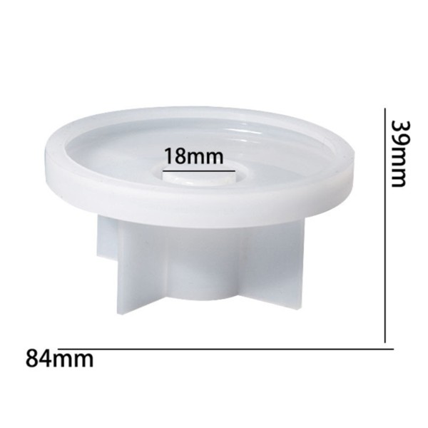 Şamdan Altı Kalıbı Şamdan Tutucu Kalıbı Taş Tozu Şamdan Altı Kalıbı Silikon 8.4x3.9cm Şamdan Altı Kalıbı Şamdan Tutucu Kalıbı Taş Tozu Şamdan Altı Kalıbı Silikon 8.4x3.9cm
