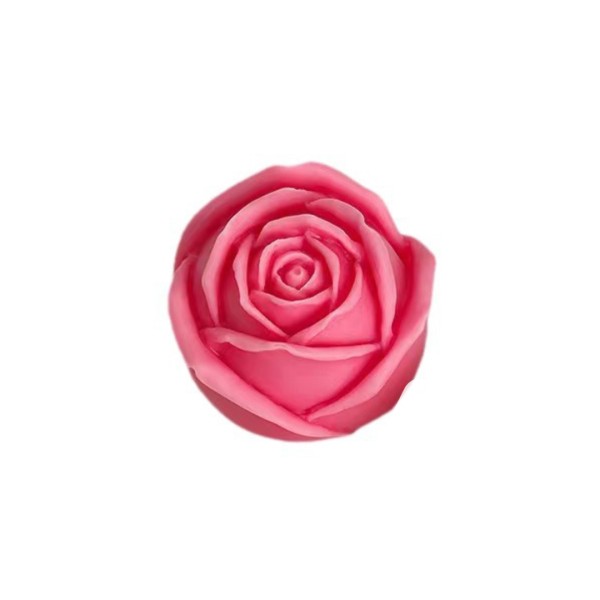 Epoksi Gül Kalıbı Mum Gül Kalıbı Şakayık Kalıbı Taş Tozu Gül Kalıbı Silikon 6.1x5.1cm GT9626