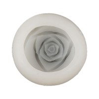 Epoksi Gül Kalıbı Mum Gül Kalıbı Şakayık Kalıbı Taş Tozu Gül Kalıbı Silikon 6.1x5.1cm GT9626