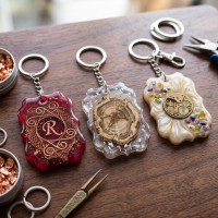 Epoksi Anahtarlık Kalıbı Osmanlı Motif Temalı Anahtarlık Kalıbı Silikon 4x2.8cm