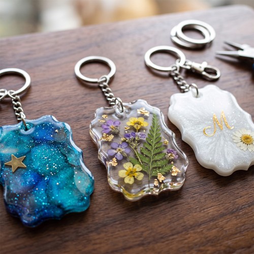 Epoksi Anahtarlık Kalıbı Osmanlı Motif Temalı Anahtarlık Kalıbı Silikon 4x2.8cm