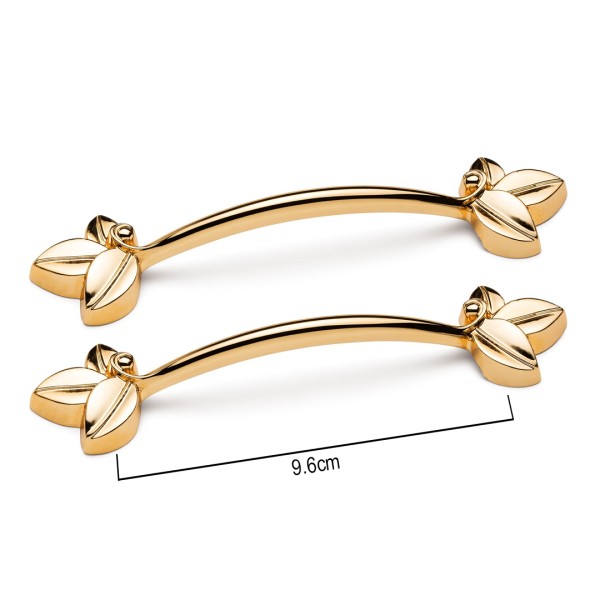 Epoksi Tepsi Yaprak Kulp Modern Kulp - Gold Epoksi Tepsi Yaprak Kulp Modern Kulp - Gold