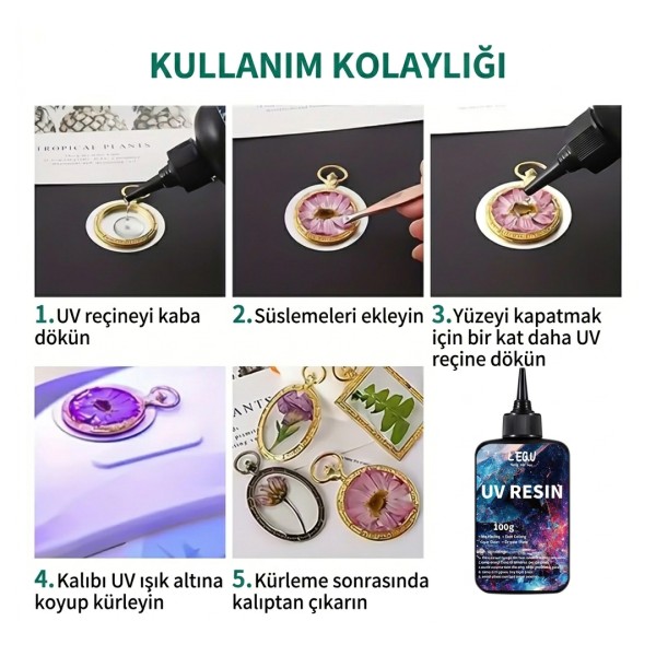 Uv Epoksi Reçine 100GR Uv Epoksi Reçine 100GR