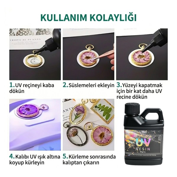 Uv Epoksi Reçine 500GR