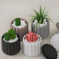 Epoksi Saksı Kalıbı Takı Kutusu Kalıbı Mücevher Kutusu Taş Tozu Kalıbı Silikon 10.4x9.1cm