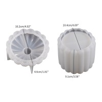 Epoksi Saksı Kalıbı Takı Kutusu Kalıbı Mücevher Kutusu Taş Tozu Kalıbı Silikon 10.4x9.1cm