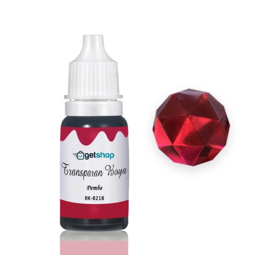 Epoksi Transparan Boya Pigment Pembe - 15ml