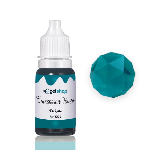 Epoksi Transparan Boya Pigment Turkuaz - 15ml Epoksi Transparan Boya Pigment Turkuaz - 15ml