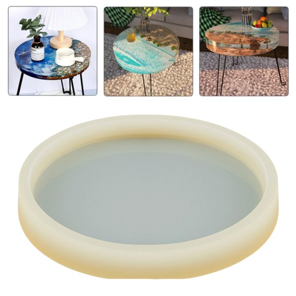 Epoksi Sehpa Kalıbı Yuvarlak Daire Sehpa Kalıbı Silikon 58,5cm ( Ön Sipariş 3-5 İş Günü )