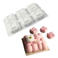 Epoksi 3D Bulut Dekorasyon Mum Kalıbı Silikon Kalıbı GT1345