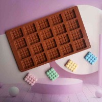 Mini Waffle Pişirme Dikdörtgen Bisküvi Çikolata Kafes Bisküvi Silikon Kalıbı GT8075 Mini Waffle Pişirme Dikdörtgen Bisküvi Çikolata Kafes Bisküvi Silikon Kalıbı GT8075