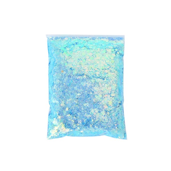 Epoksi Glitter Açık Mavi Janjanlı - 5gr