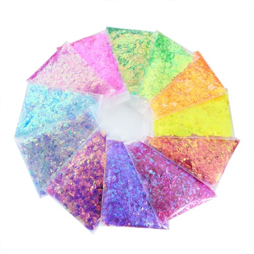 Epoksi Glitter Parçalı Janjanlı Sarı 5gr