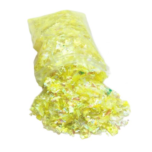 Epoksi Glitter Parçalı Janjanlı Sarı 5gr