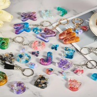 Epoksi Büyük Bubble Harf Kalıbı Anahtarlık Kalıbı Silikon EM320