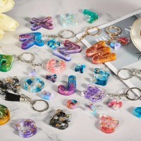 Epoksi Büyük Bubble Harf Kalıbı Anahtarlık Kalıbı Silikon EM320