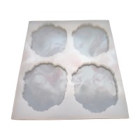 Epoksi Çoklu Dalgalı Magnet Kalıbı Silikon EM321 Epoksi Çoklu Dalgalı Magnet Kalıbı Silikon EM321