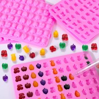 Epoksi Sugarcraft Şekerleme Jelibon Mini Meyveler Silikon Kalıbı - Damlalık Esans Hediyeli GT1584