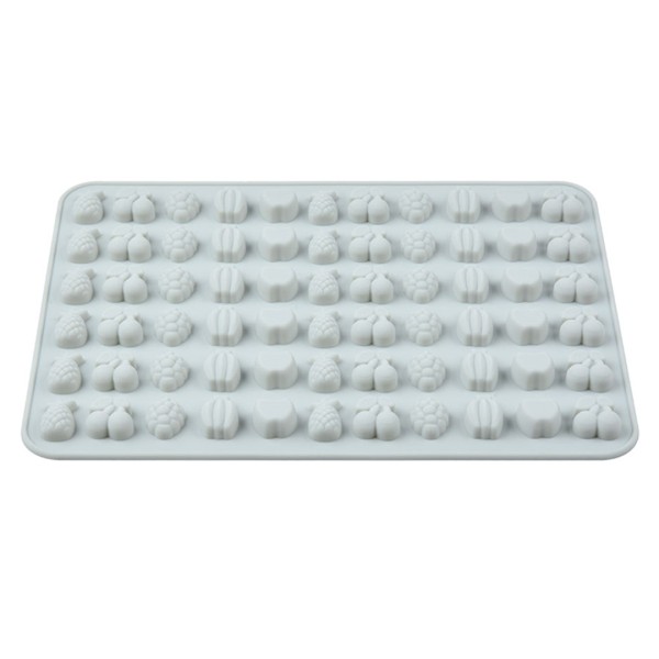 Epoksi Sugarcraft Şekerleme Jelibon Mini Meyveler Silikon Kalıbı - Damlalık Esans Hediyeli GT1584