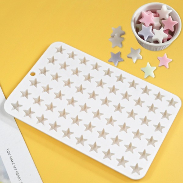 Çikolata Yıldız Kalıbı Sugarcraft Şekerleme Jelibon Kalıbı Silikon Kalıbı GT1611