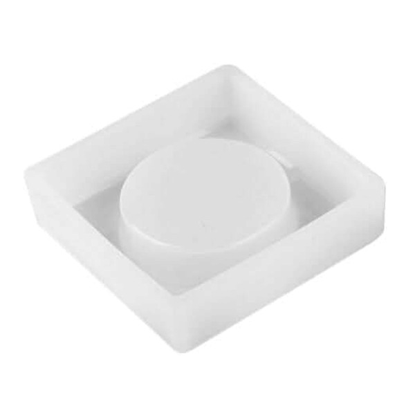 Epoksi Kare Küllük Kalıbı Silikon 10x10cm Epoksi Kare Küllük Kalıbı Silikon 10x10cm