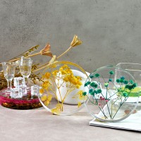 Epoksi Çoklu Yuvarlak Daire Dekoratif Obje Kalıbı Silikon 5x5x2cm GT9533