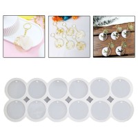 Epoksi Çoklu Yuvarlak Daire Delikli Anahtarlık Kalıbı Silikon 5.3x5.3cm EM379 Epoksi Çoklu Yuvarlak Daire Delikli Anahtarlık Kalıbı Silikon 5.3x5.3cm EM379