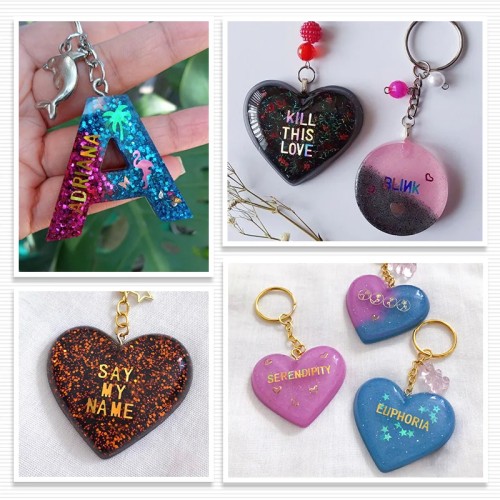 Epoksi Harf Glitter Pulu Karışık - 5gr