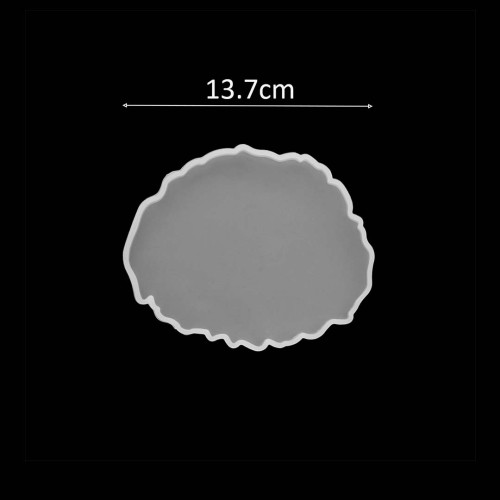 Epoksi Silikon Dalgalı Bardak Altlığı Kalıbı Epoksi Silikon Dalgalı Bardak Altlığı Kalıbı