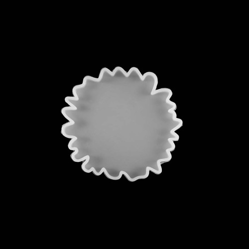 Epoksi Silikon Dalgalı Bardak Altlığı Kalıbı