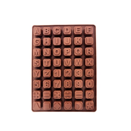 Çikolata Kalıbı Alfabe   Rakamlı Çikolata GM-057